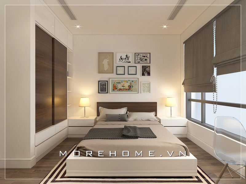 Nội thất phòng ngủ gỗ công nghiệp